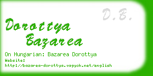 dorottya bazarea business card